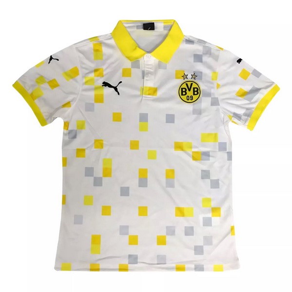 Polo Borussia Dortmund 2020-2021 Amarillo Blanco